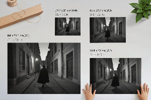 Plagát na stenu Čiernobiele zobrazenie