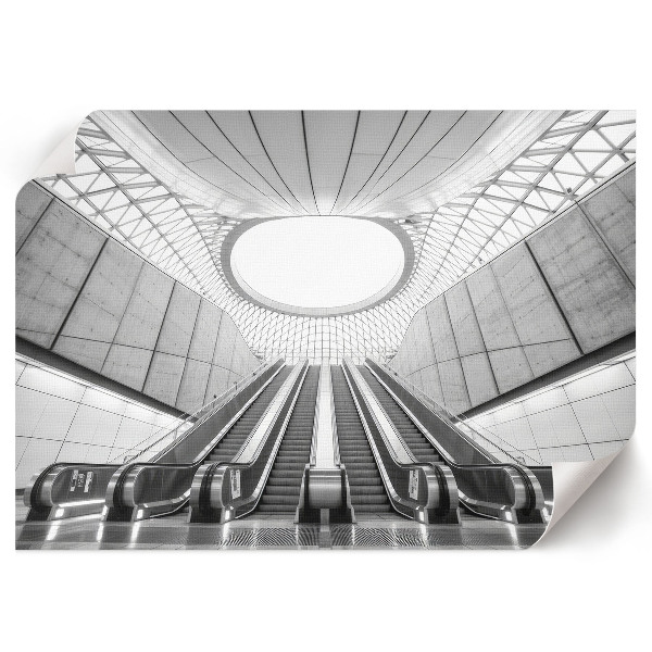 Plagát s motívom futuristickej architektúry