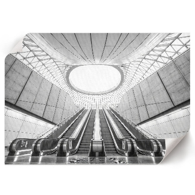 Plagát s motívom futuristickej architektúry