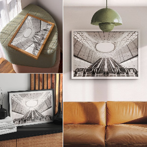 Plagát na stenu Futuristická architektúra