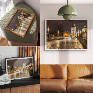 Plagát na stenu Nočná panoráma