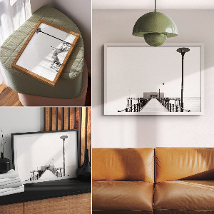 Plagát na stenu Monochromatický pokoj