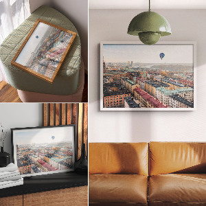 Poster Balón nad mestom