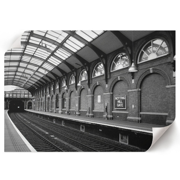 Plagát Klasická vlaková stanica