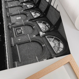 Plagát Klasická vlaková stanica