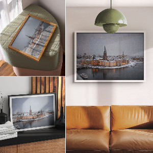 Poster Zimná panoráma