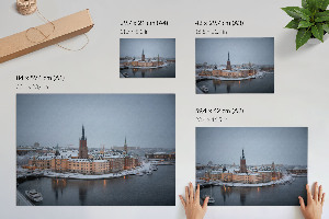 Poster Zimná panoráma