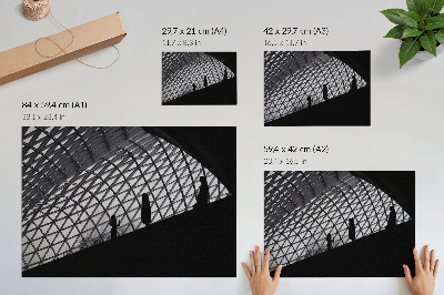 Plagát na stenu s motívom „Architektonická hra“