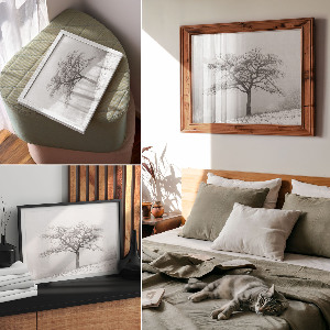 Plagát na stenu Zimný strom