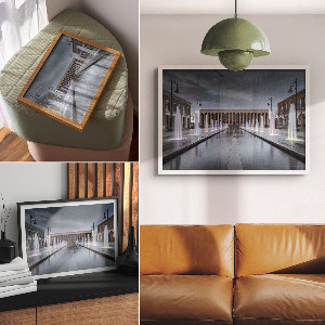 Poster Farebné fontány