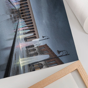 Poster Farebné fontány