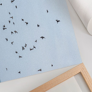 Plagát na stenu Vtáky za letu