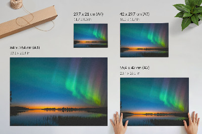 Plagát na stenu „Polárna žiara”