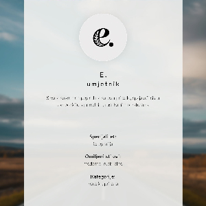 Plagát Lesná cesta