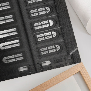 Plagát na stenu Čiernobiely odraz