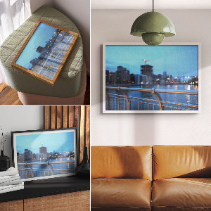 Plagát na stenu Večerné mesto