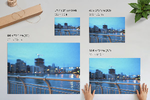 Plagát na stenu Večerné mesto