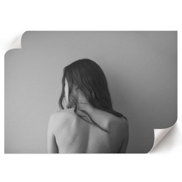 Poster Čierna a biela silueta