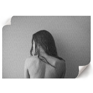 Poster Čierna a biela silueta