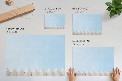 Poster s motívom geometrickej fasády