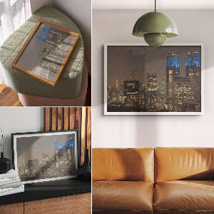 Plagát na stenu Nočné mesto