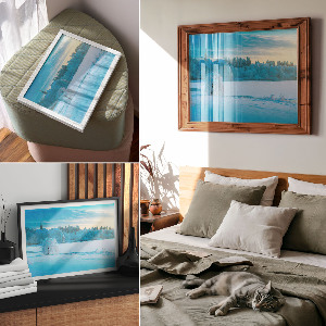 Poster Zimná krajina