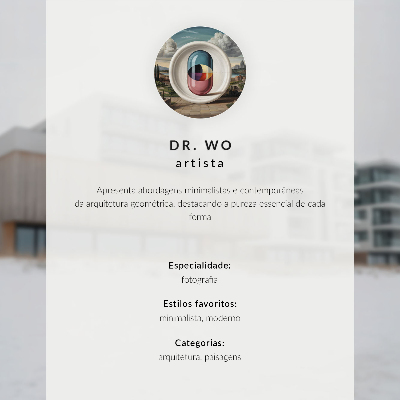 Plagát „Minimalistické mólo”