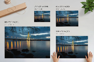 Plagát na stenu Nočný most