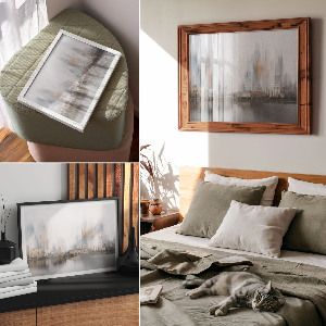 Plagát Mesto je hmlisté