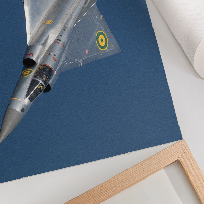 Poster s motívom vojenského lietadla