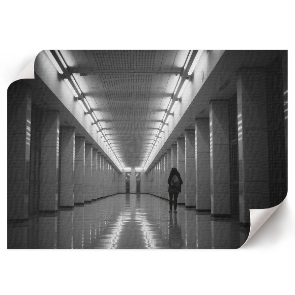 Plagát na stenu Minimalistická chodba