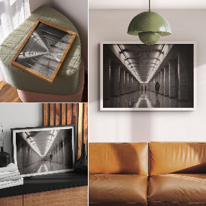 Plagát na stenu Minimalistická chodba