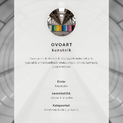 Plagát na stenu s motívom minimalistickej chodby