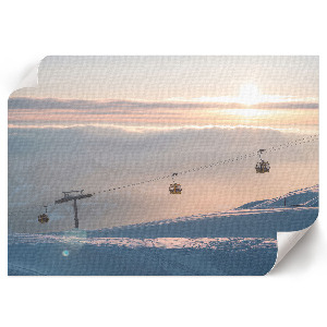 Poster Horské ráno