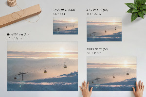 Poster Horské ráno