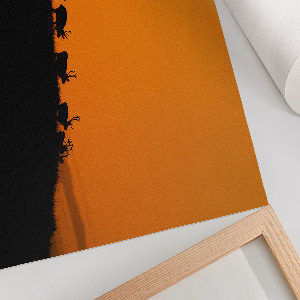 Poster Jeleň na kopci