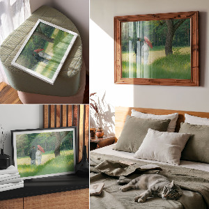 Plagát Japonský pár