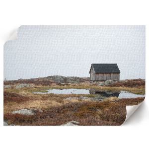 Poster Dom uprostred ničoho