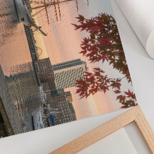 Plagát na stenu Plachetnica a panoráma