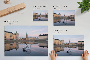 Plagát Žiarovka a mesto