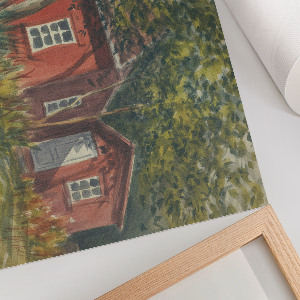 Plagát vidiecka chata