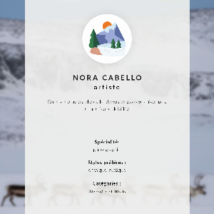 Poster Horská krajina