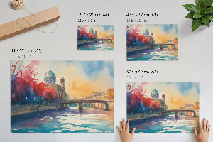 Plagát na stenu Mestská krajina