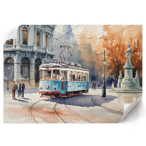 Plagát na stenu Mestská električka