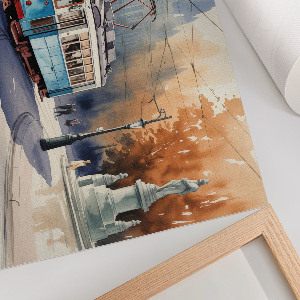 Plagát na stenu Mestská električka