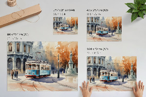 Plagát na stenu Mestská električka