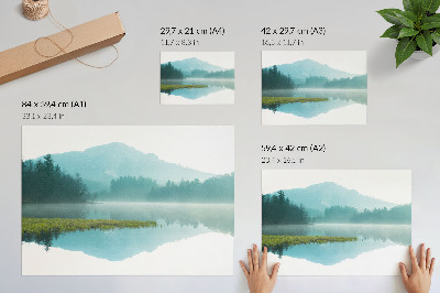 Poster s motívom horskej krajiny