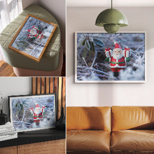 Plagát na stenu Vianočná krajina