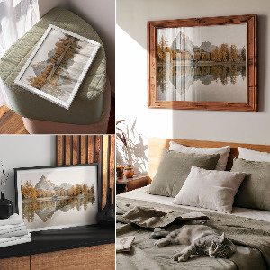 Plagát na stenu Jesenná krajina