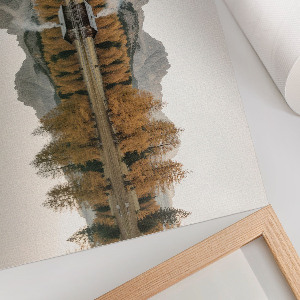 Plagát na stenu Jesenná krajina